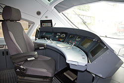 Cockpit vom ICE-TD mit Zulassung für Dänemark  © 29.06.2011 Andre Werske