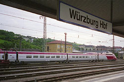 Thalys PBKA in Würzburg  © 07/1996 Andre Werske